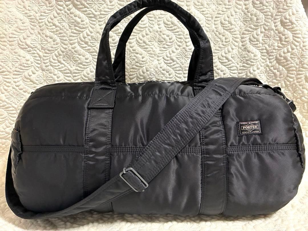 PORTER タンカー ボストンバッグ 2way ショルダー ドラム