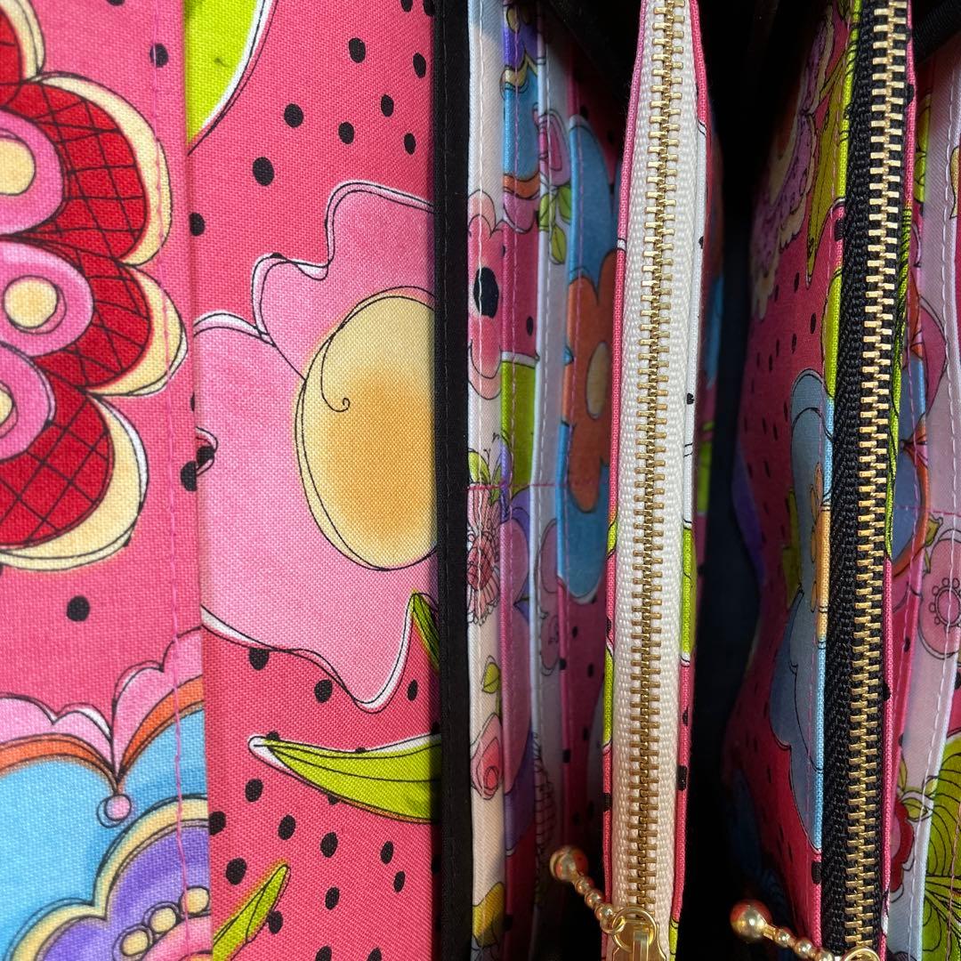 もーも　1点のみ　長財布　やりくり財布　ハンドメイド