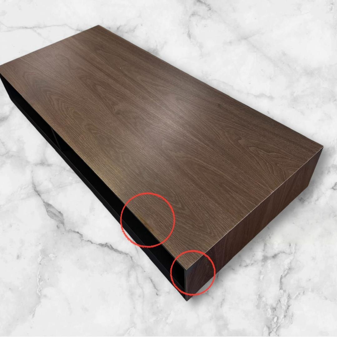 北欧風　センターテーブル 両面 引き出し付き　100cm