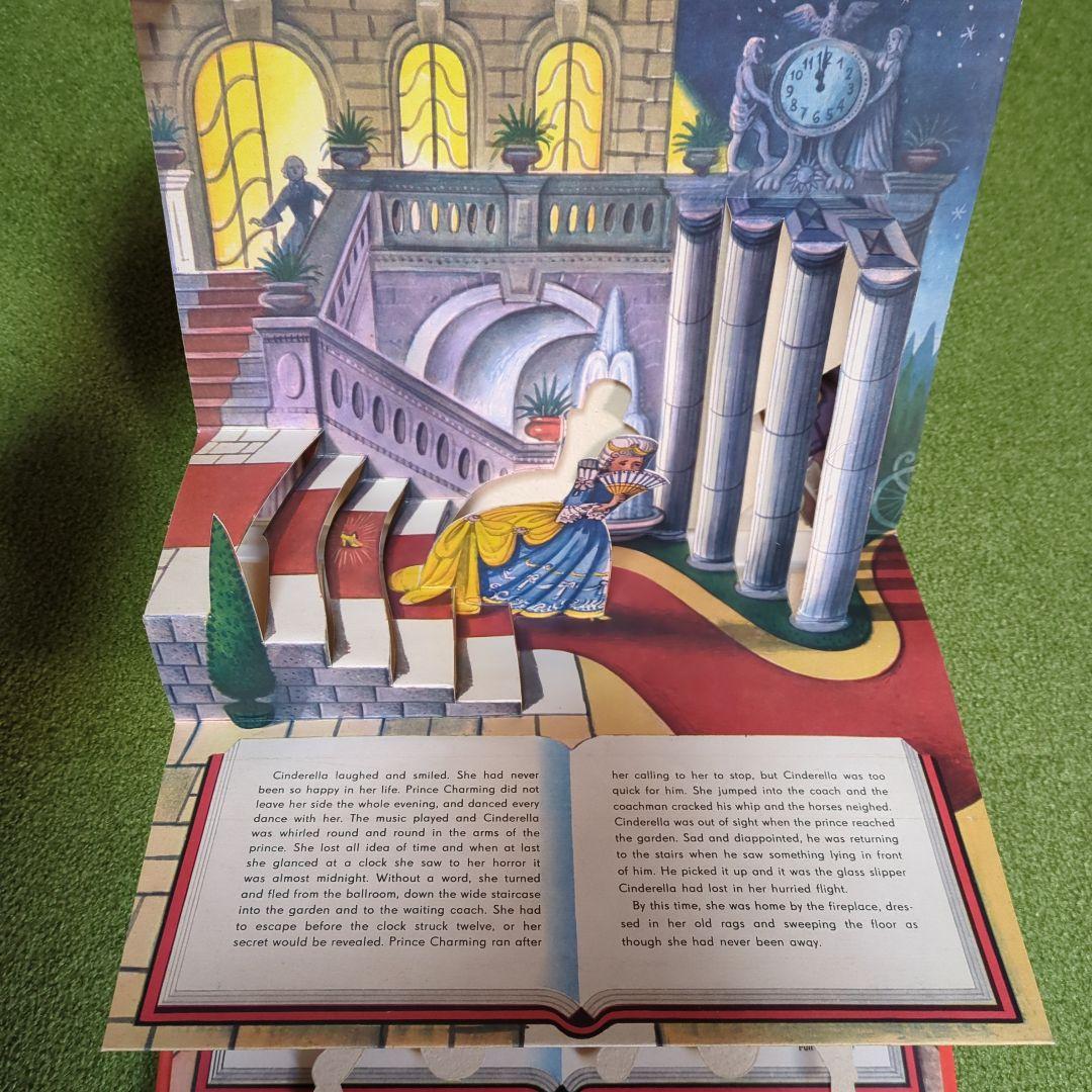 チェコ仕掛けヴィンテージ絵本　シンデレラ