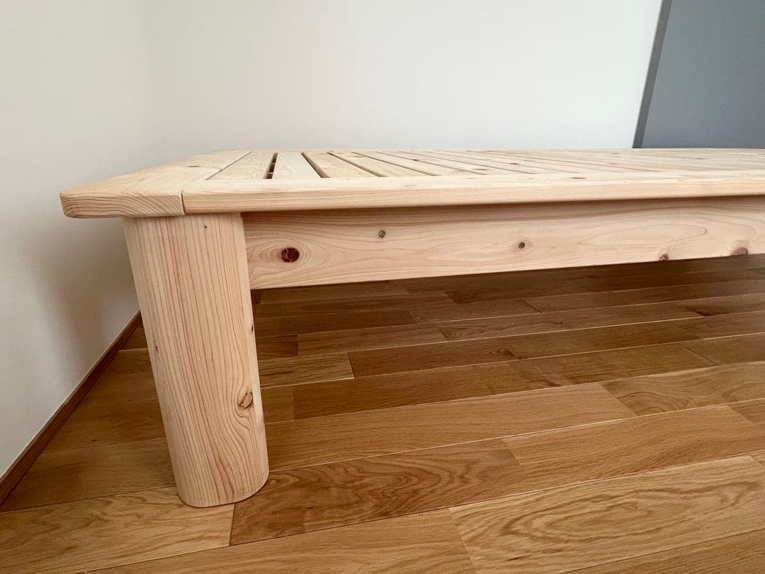 家具の里 総ヒノキ すのこベッド シングルサイズ 日本製 ひのき無垢