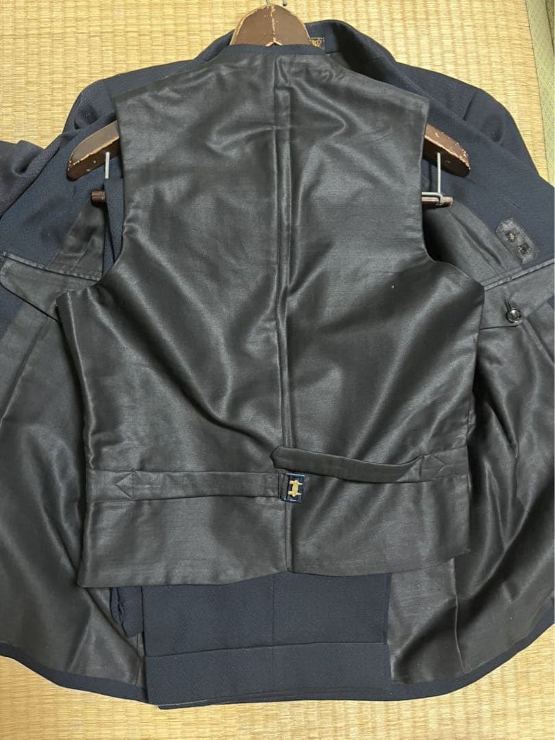 1940s 50s 日本製　三揃い背広　スーツ　テーラード