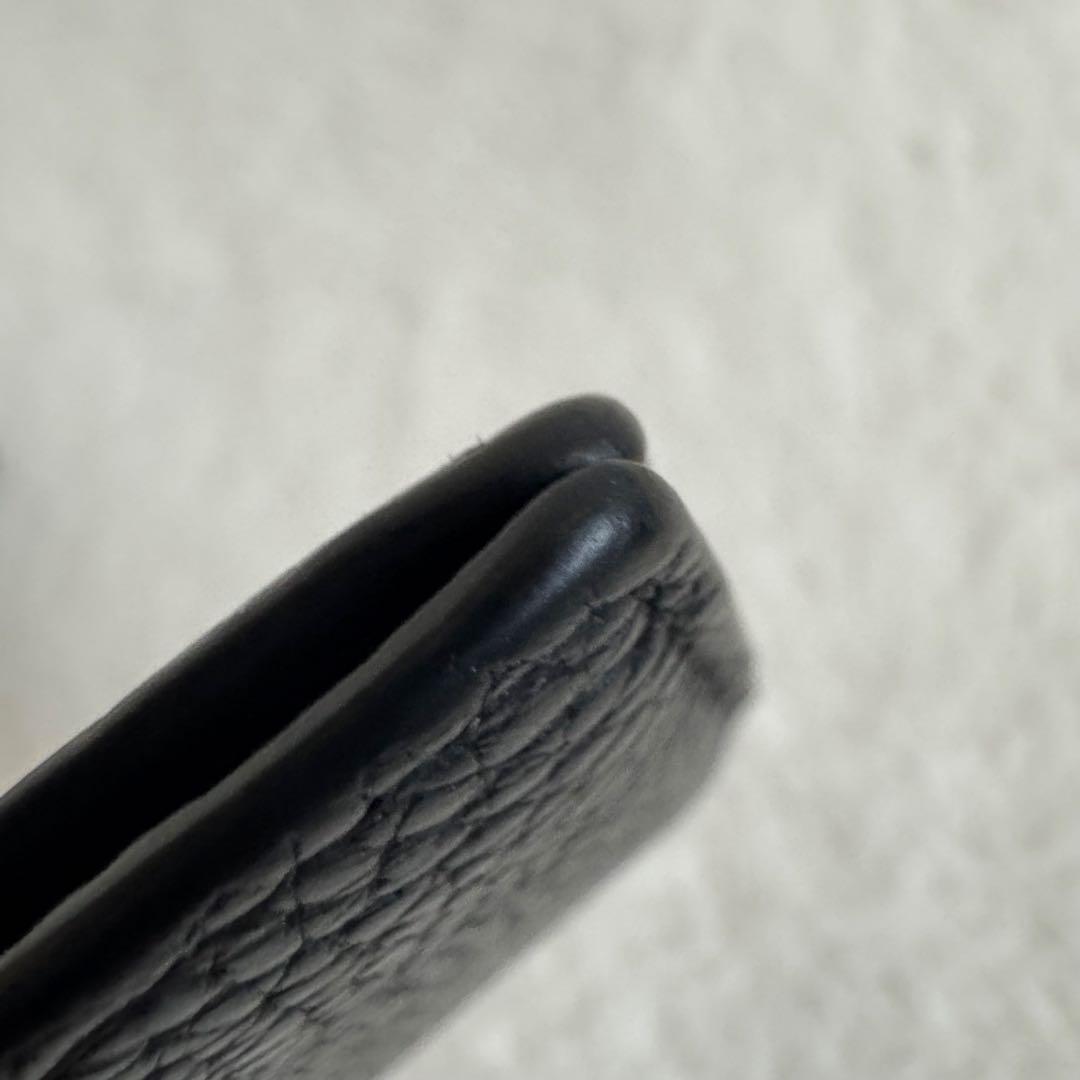 トムフォード　マネークリップ　シボ革　レザー　黒　付属品付き