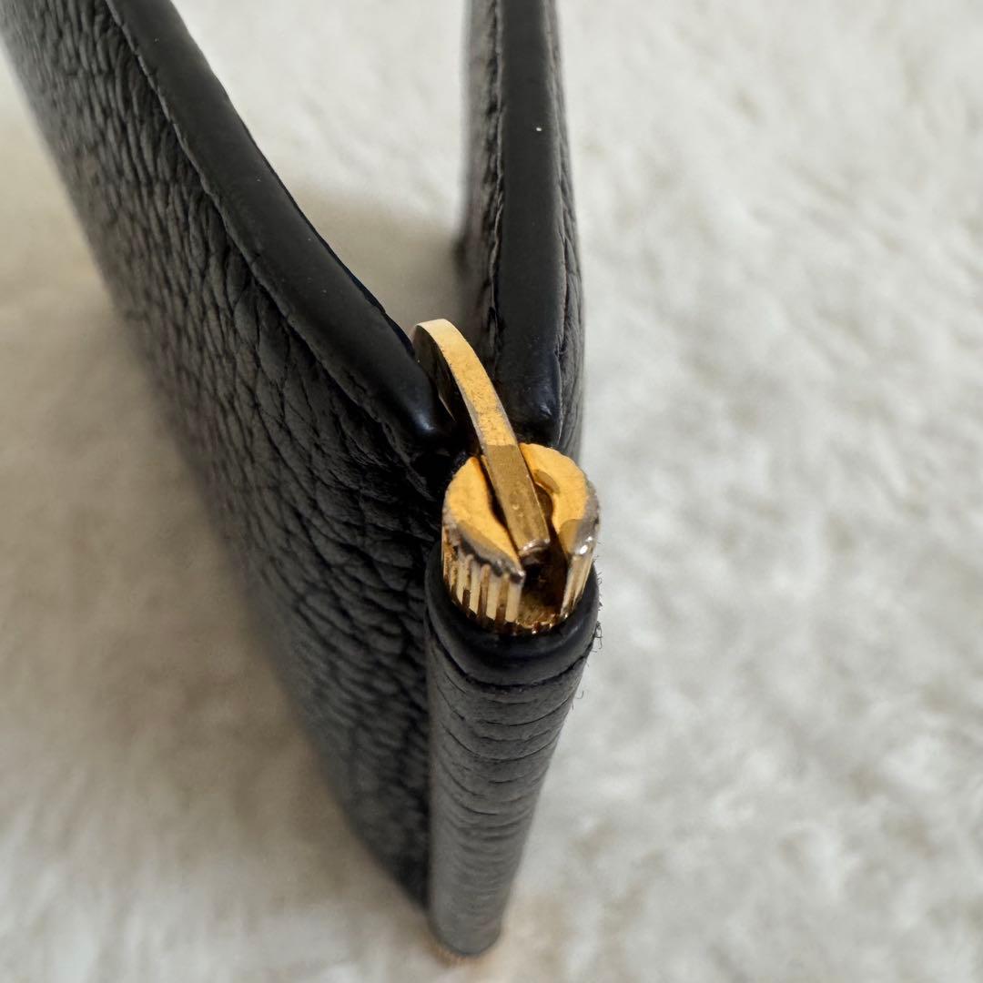 トムフォード　マネークリップ　シボ革　レザー　黒　付属品付き