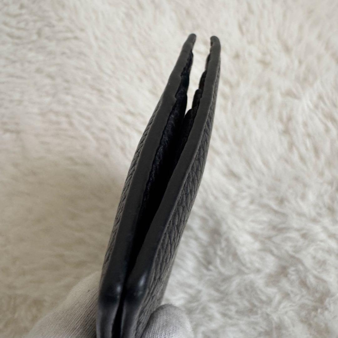 トムフォード　マネークリップ　シボ革　レザー　黒　付属品付き