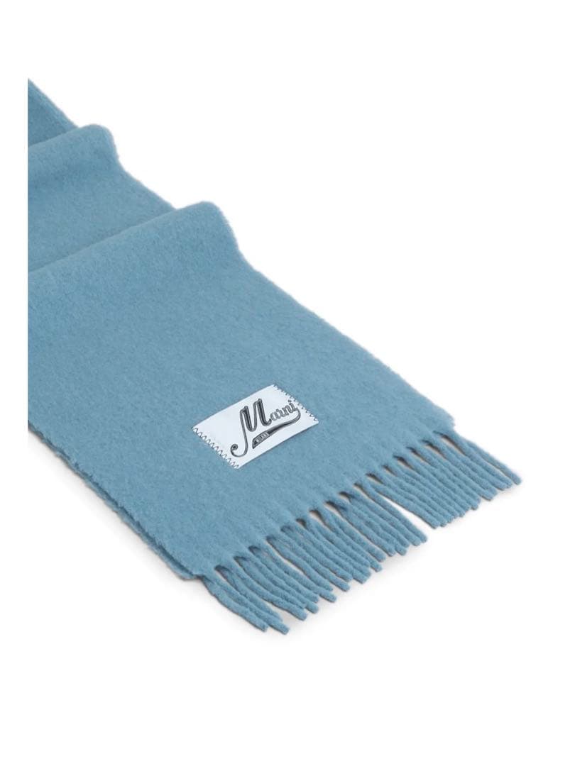 Marni アルパカマフラー ブルー