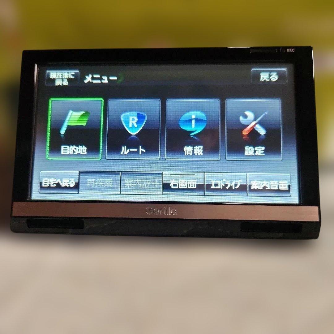 SANYO SSD ポータブルナビ NV-SD650FT ゴリラ