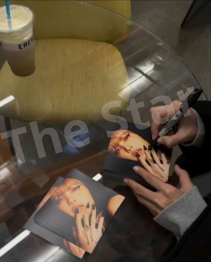 ALTER EGO LISA サイン入 vinyl blackpink レコード