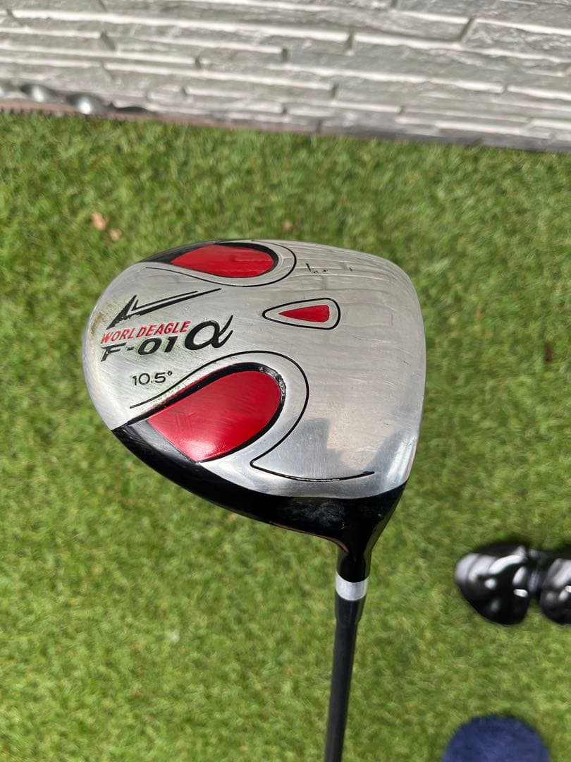 ワールドイーグル F-01α Rフレックス 10本セット＋スリクソンドライバー
