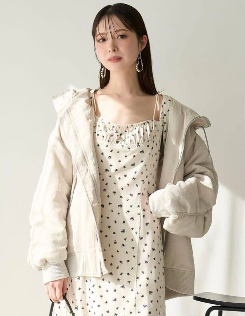 笹*様 FRAY.I.D レースアップフーディーブルゾンFWFJ251003