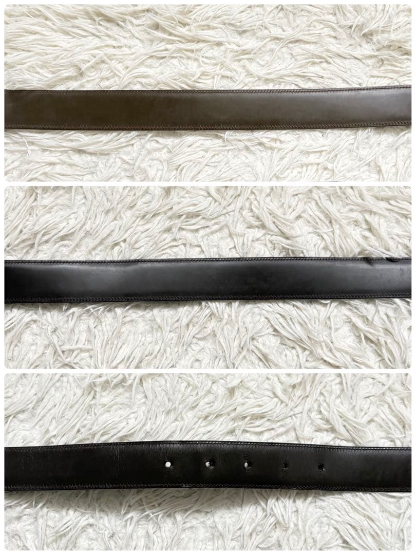 カルティエ　タンク　アルディロン　リバーシブルベルト　シルバー金具 純正ベルト