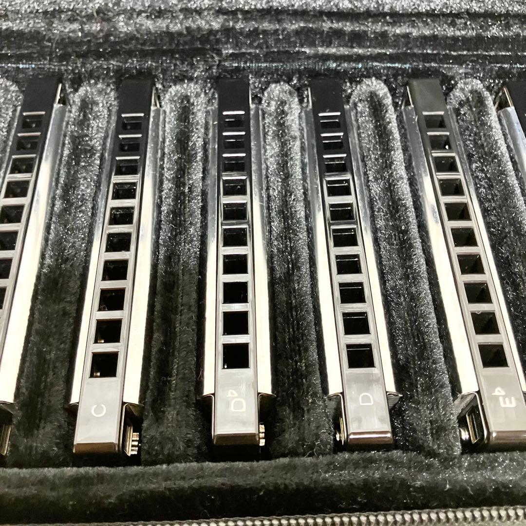 美品　トンボ　メジャーボーイ　ブルースハーモニカ　12種　12本 TOMBO