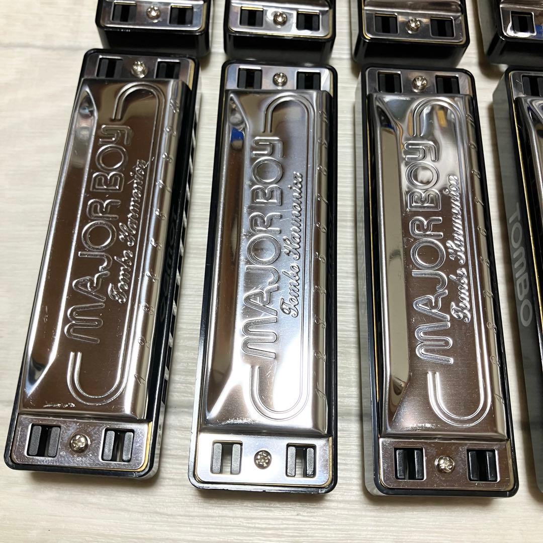 美品　トンボ　メジャーボーイ　ブルースハーモニカ　12種　12本 TOMBO
