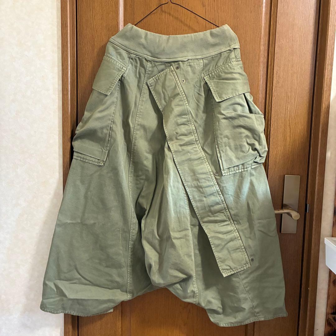 KAPITAL カーキ サルエルパンツ