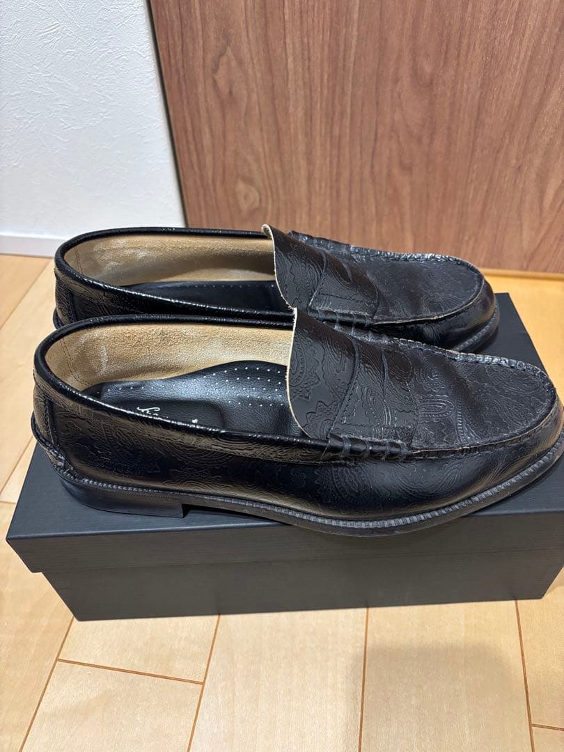 Kenford ペイズリー総柄ローファー　26.5cm