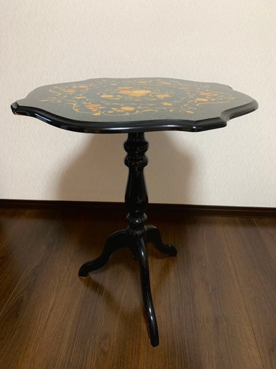 イタリア製 象嵌 コーヒーテーブル サイドテーブル アンティーク