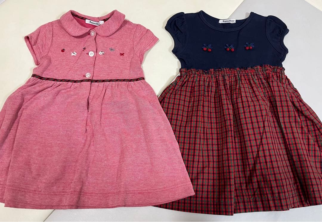 familiar 半袖 ワンピース 100cm セット