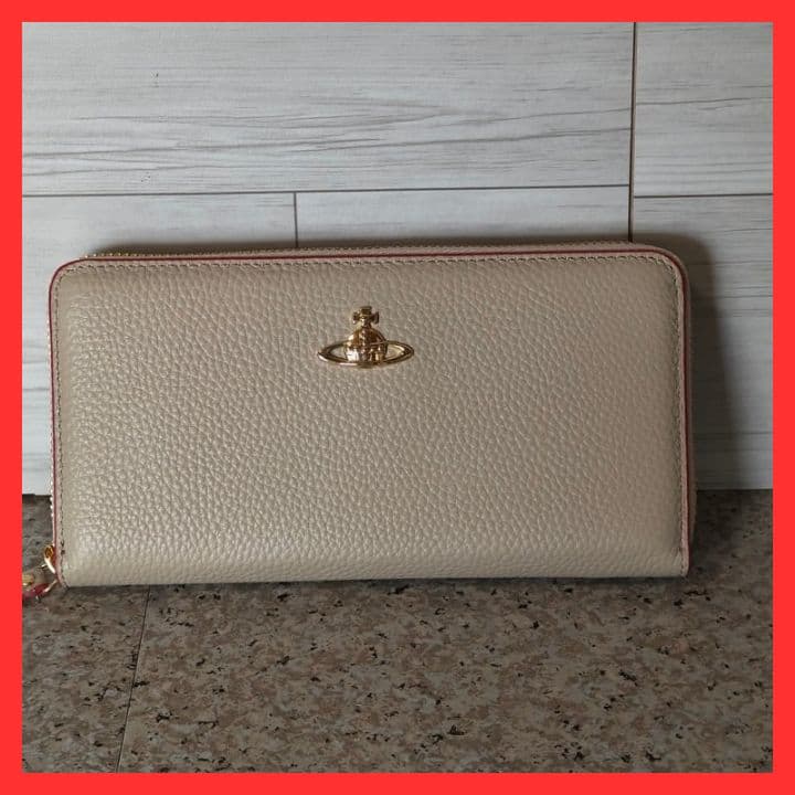 【新品未使用】ヴィヴィアンウエストウッド　長財布　55VV339　ベージュ