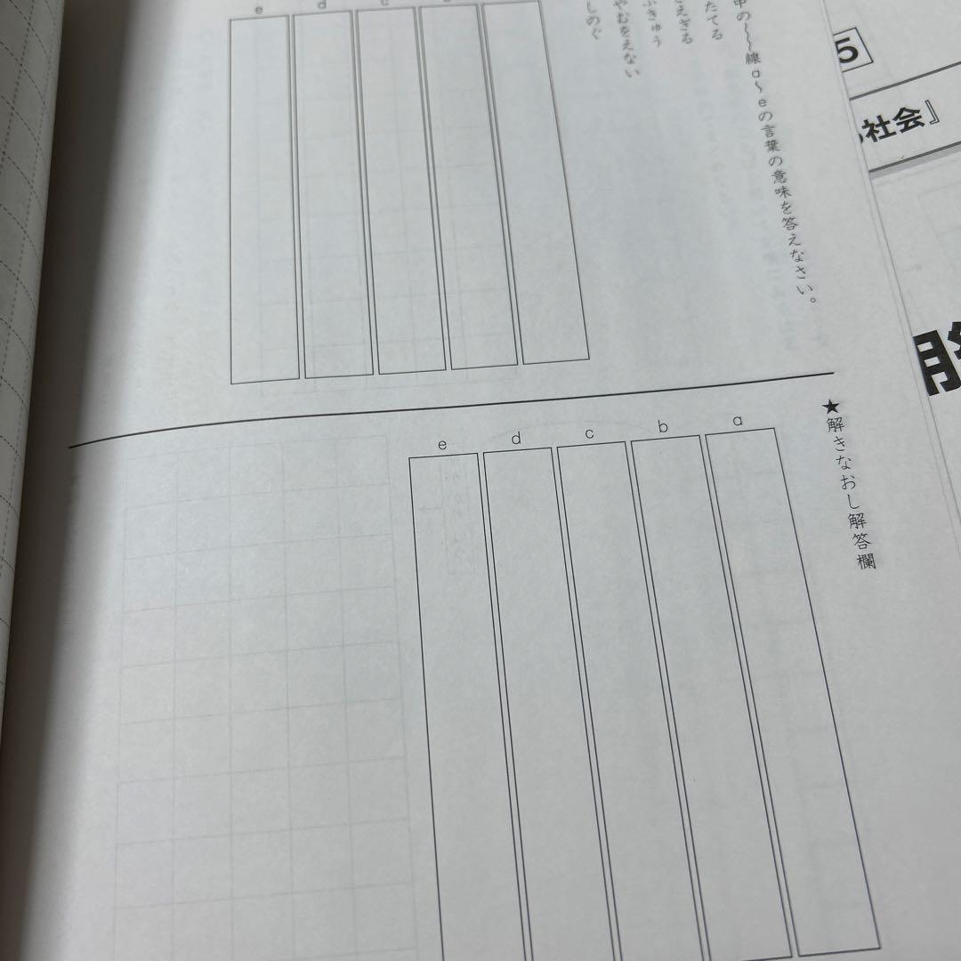 ㉔は　サピックス　SAPIX 5年　国語　読解と記述　テキスト　一年分