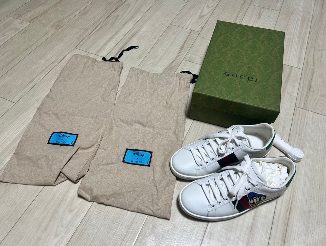 Gucci ドナルドダック スニーカー ホワイト