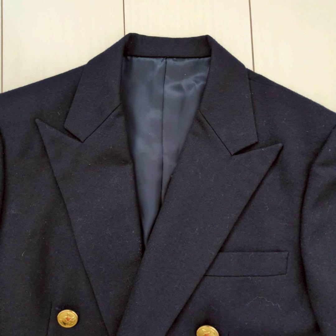 Ralph Lauren 紺ブレ　金ボタン　ダブルブレストジャケット ウール