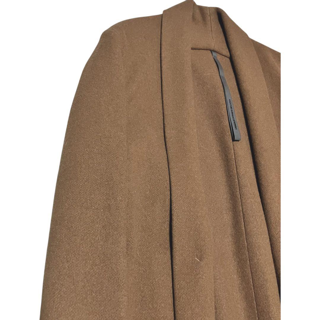 カズユキクマガイアタッチメント カシミヤ　ストレッチ　メルトンストールコート 2