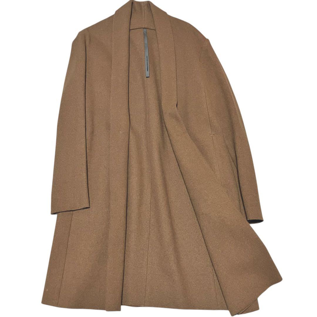 カズユキクマガイアタッチメント カシミヤ　ストレッチ　メルトンストールコート 2