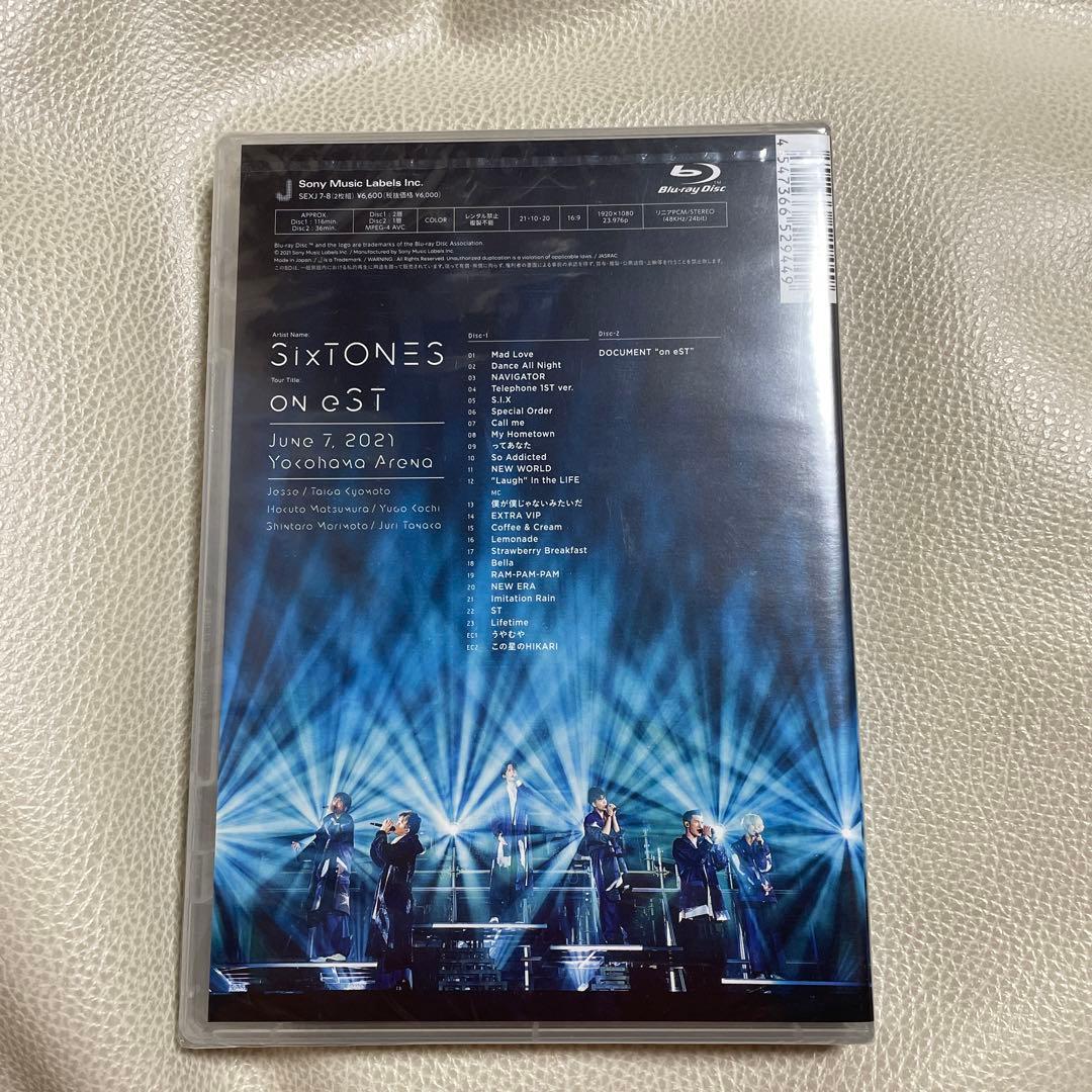 【新品、未開封】SixTONES/on eST〈2枚組〉 通常盤 Blu-ray