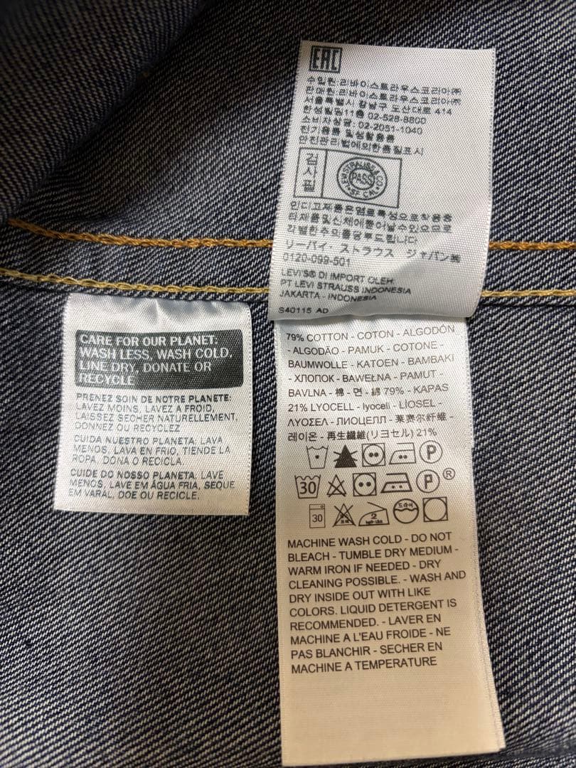 LEVI'S デニム カバーオール Lサイズ