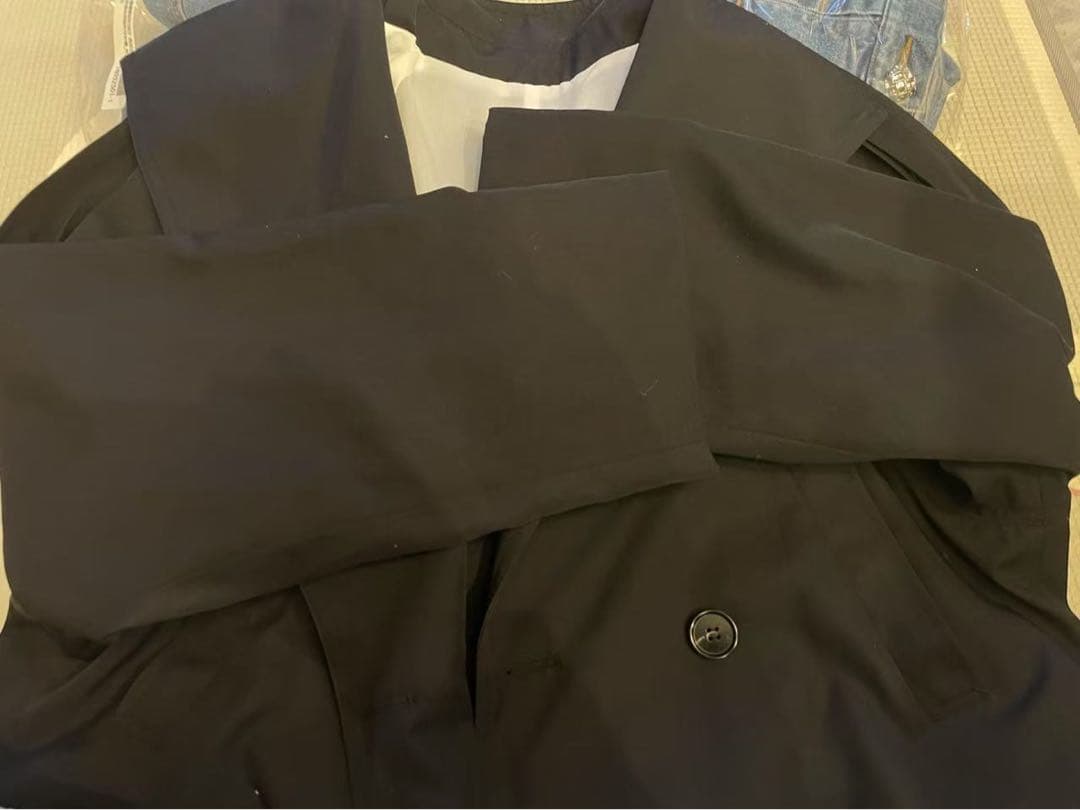 gypsohila GPB-606 Short Trench Coat ネイビー