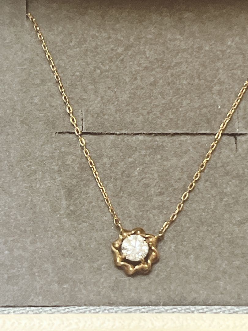 ゴールド18kダイヤネックレス