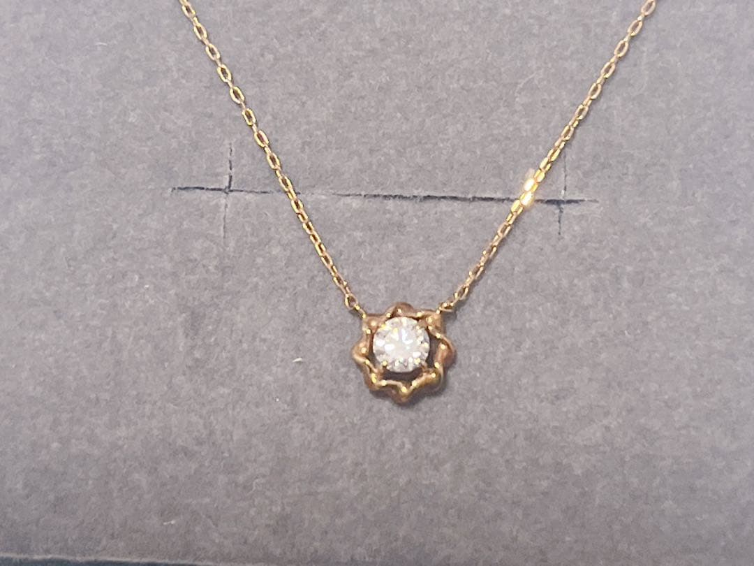 ゴールド18kダイヤネックレス