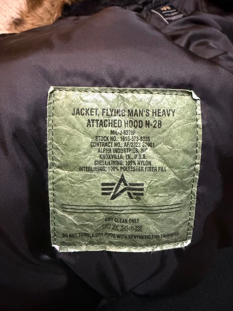 ooo ファー付きフード n2b L 短丈