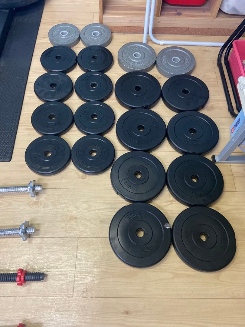 トレーニングセット フラットベンチ パワーラック