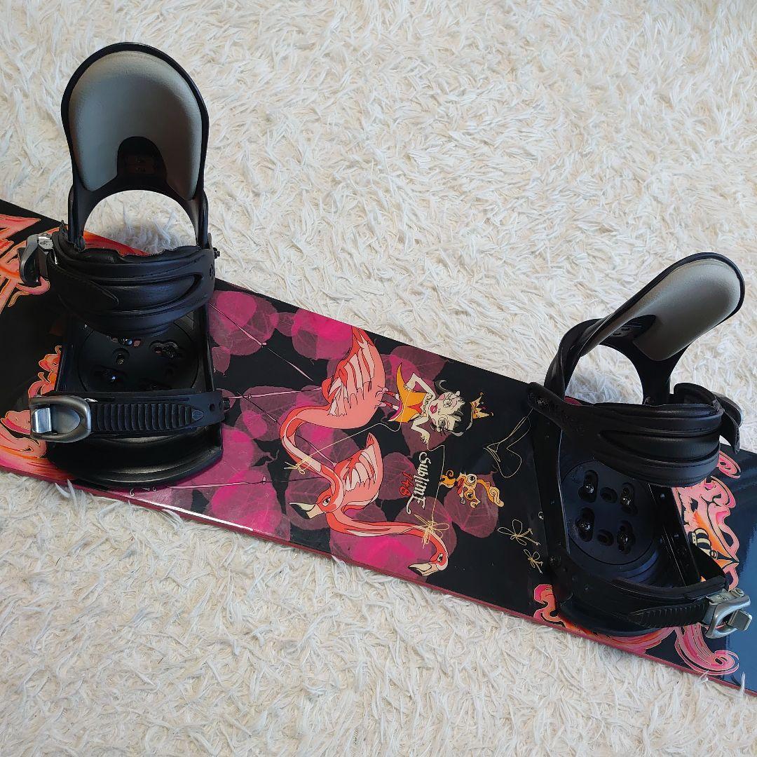 ロシニョール スノーボード 148cm × ラスペジア ビンディング 2点セット