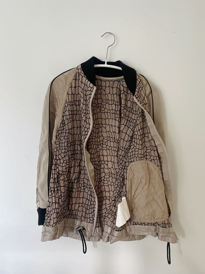 sacai サカイ ジャケット クロコダイル ブルゾン カーディガン トップス