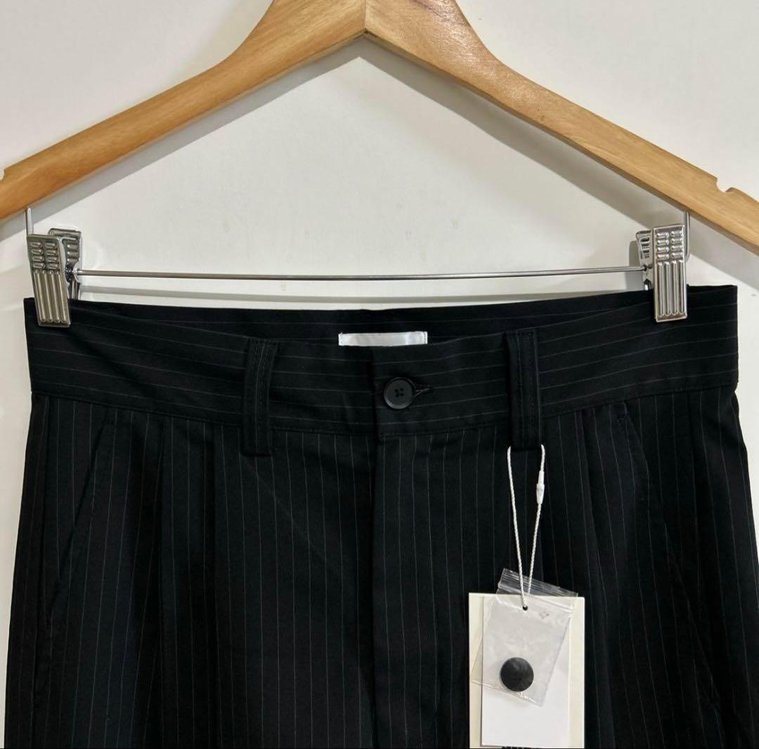 シンス SINSS ２タックワイド ストレート ストライプ スラックス