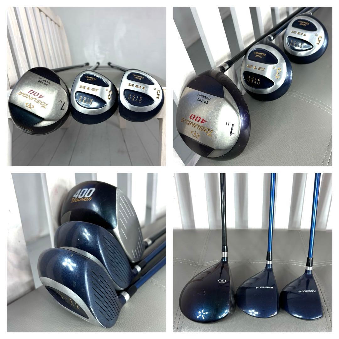 本格派 メンズゴルフクラブ 12本 フルセット ゴルフセット お試し品 初心者向