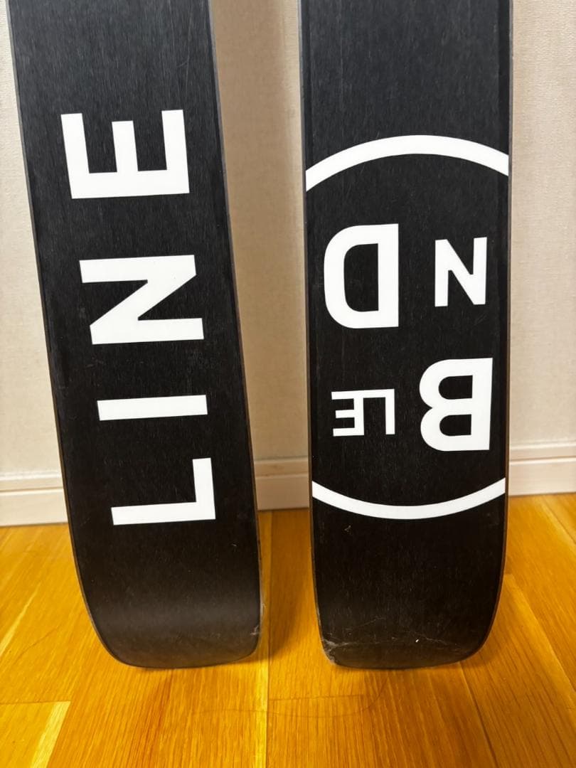スキー板　LINE BLEND + LOOK ビンディング付き