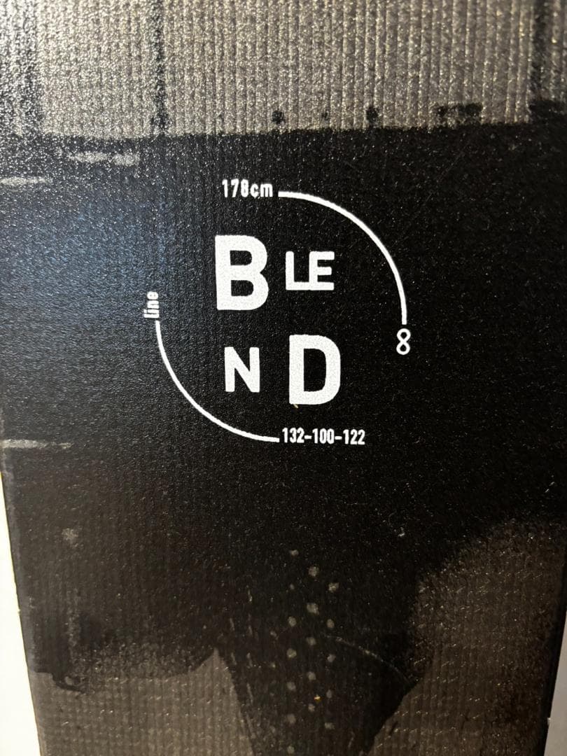 スキー板　LINE BLEND + LOOK ビンディング付き