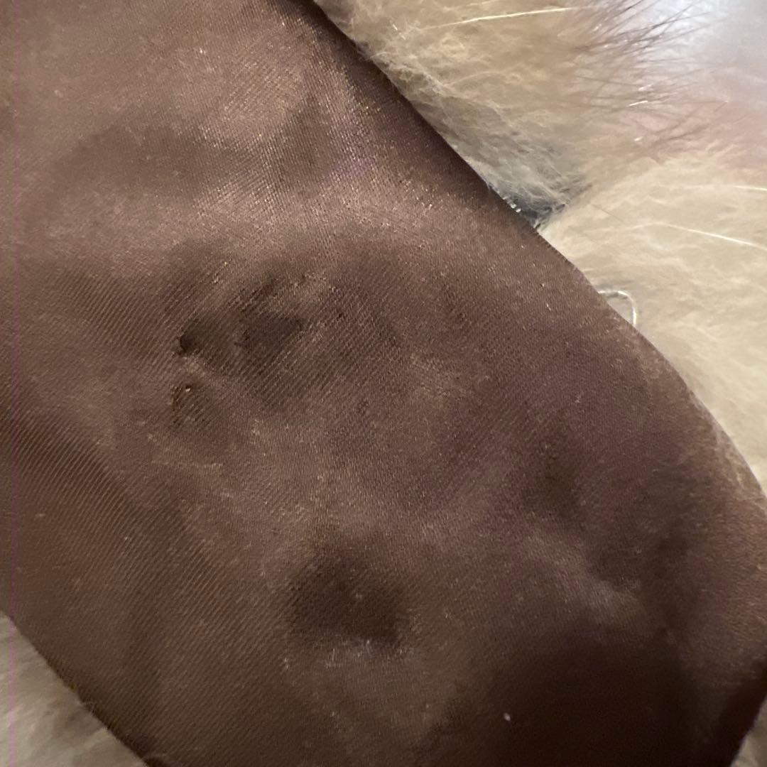 上品ブラウンファー ストール