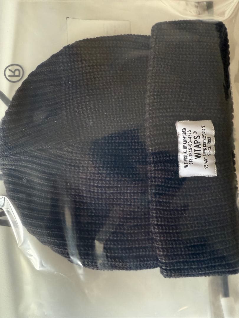 未開封 SGT BEANIE WTAPS ダブルタップス ロゴ ニットキャップ