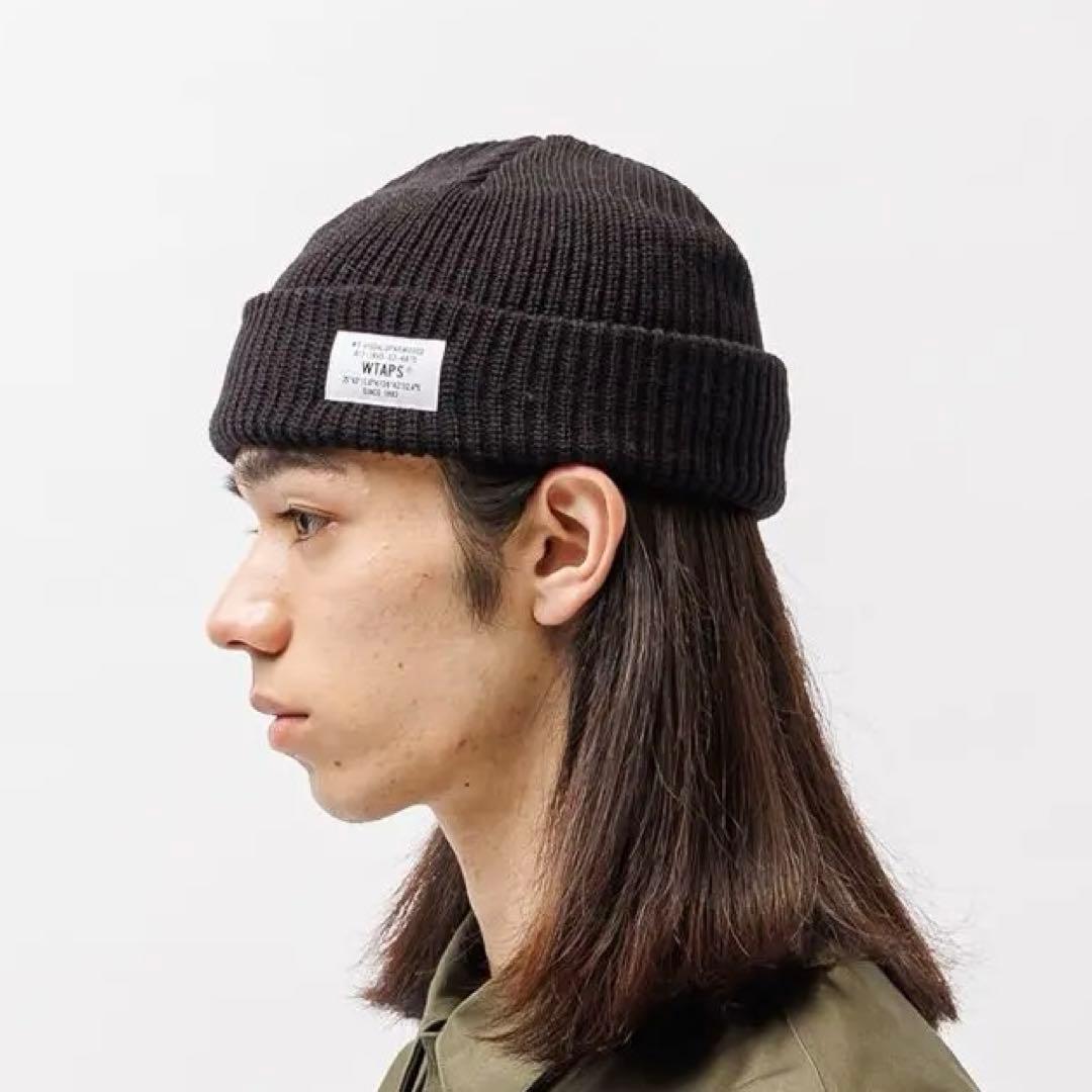 未開封 SGT BEANIE WTAPS ダブルタップス ロゴ ニットキャップ