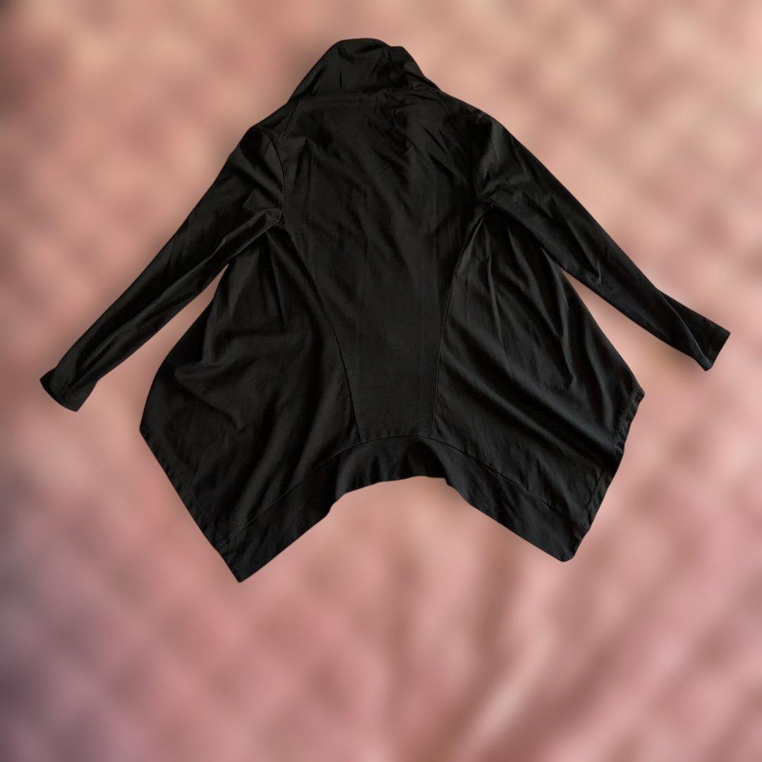 ヨウジヤマモト　ストレッチ　ジップアップ　ブラウス