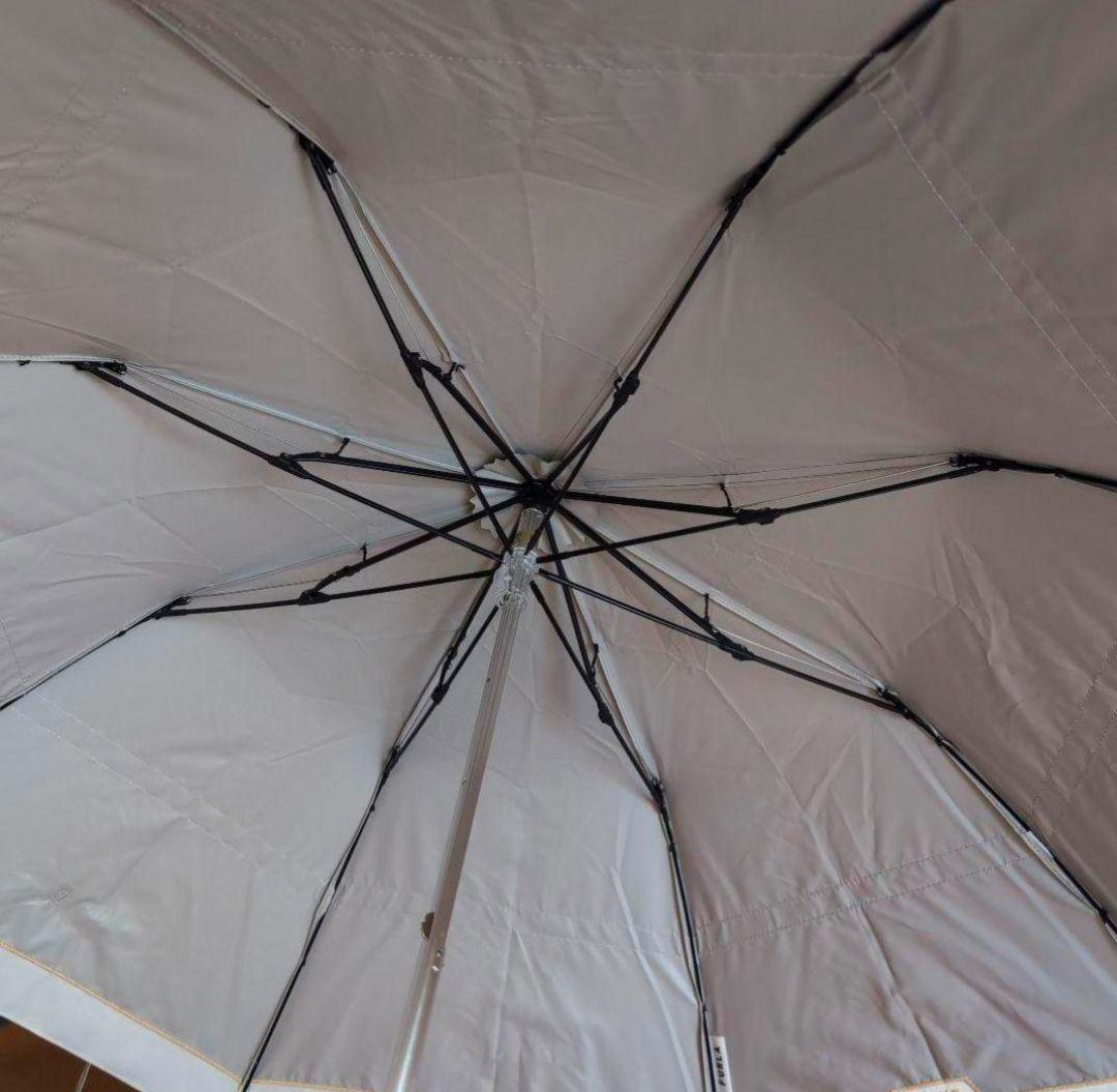 ★新品・未使用★フルラ　晴雨兼用　日傘　楽折　１級遮光　遮熱　ベージュ