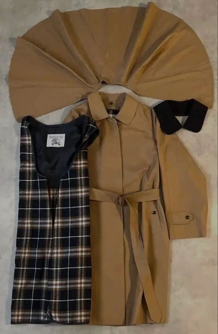 希少 vintage BURBERRY バーバリー 90s白タグ トレンチコート