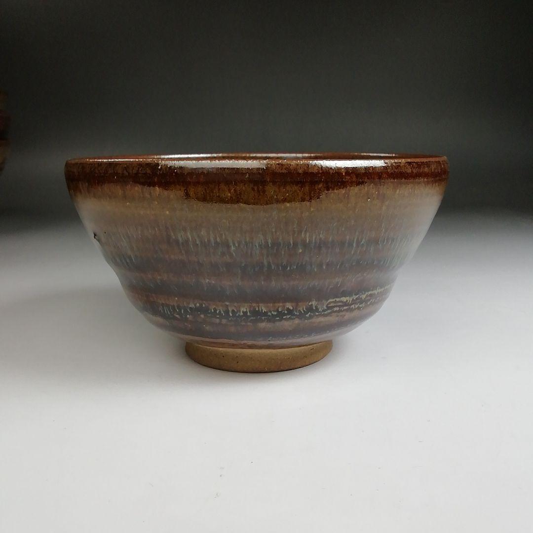 Ｔ９２１　数茶碗　十客『高取焼』『十三代　高取八仙 造』　共箱　茶道具