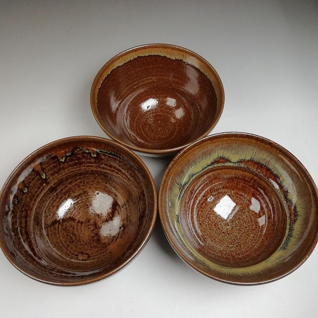 Ｔ９２１　数茶碗　十客『高取焼』『十三代　高取八仙 造』　共箱　茶道具