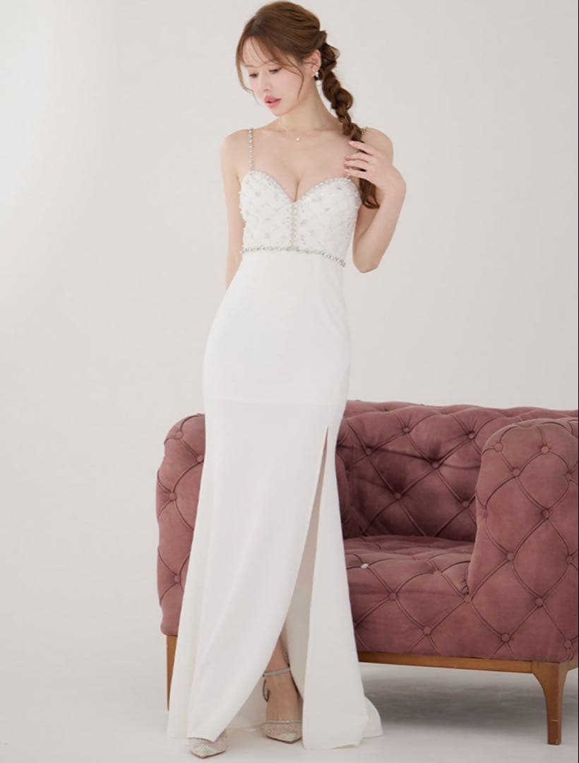 【残り1点】即発送！！✨sugarキャバドレスビジューキャミロングドレス