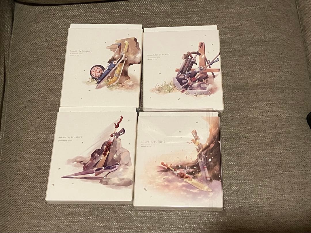 アサルトリリィ　DVD 01-04 セット